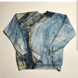 Vintage Hanes Marble Acid Wash Crew